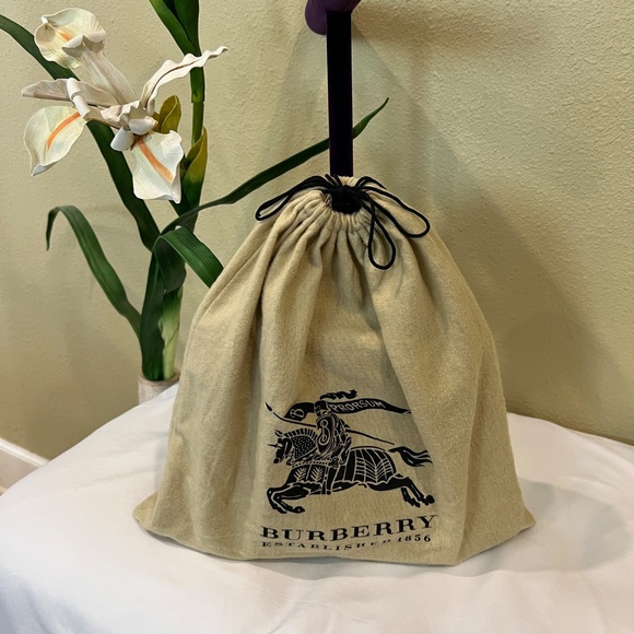 Burberry London Nova Check Coated Canvas Mini Tote Tan Black - Picture 16 of 16